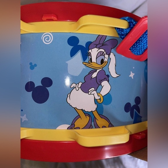 Disney Junior Mickey Mouse Toy 10 Piece Marching Band Red Drum Set New In Box - Picture 4 of 5